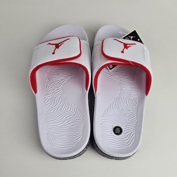Nike Air Jordan Hydro 3 Retro Slides White University Red New